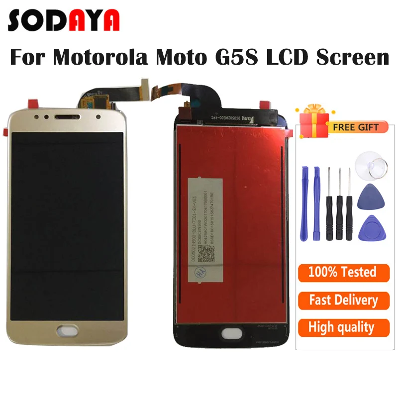 Полный ЖК дисплей для Motorola Moto G5S сенсорный экран XT1793 XT1794 XT1792 дигитайзер Замена