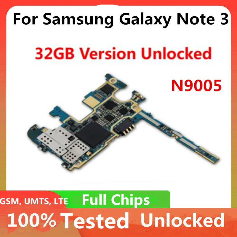 Оригинальная материнская плата для Samsung Galaxy Note 3 N9005 N900 Европейская версия с IMEI