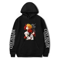 the promised neverland anime hoodie sportswear oversized mens jumpers hip hop casual graphic aesthetic pullover sweatshirt
