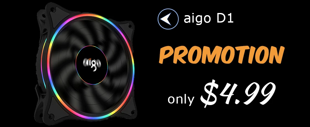 Aigo Aurora rainbow 120 мм вентилятор 3pin+ 4Pin светодиодный вентилятор компьютерное охлаждение 12 в бесшумный процессор радиатор установка простой игровой вентилятор