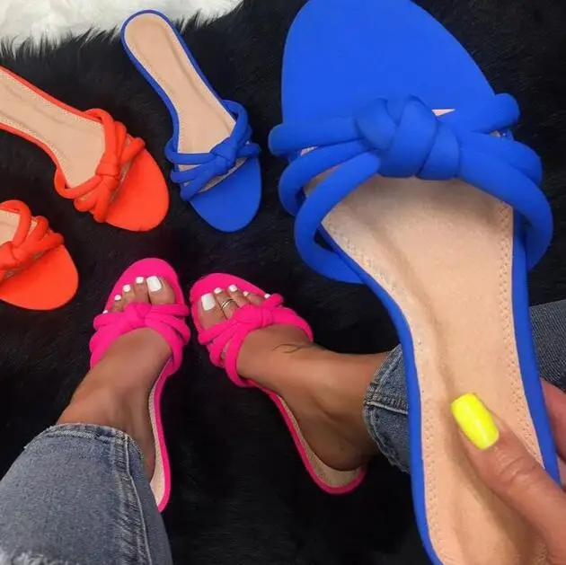 Прямая поставка с фабрики Женские сандалии Новинка 2019 года шлепанцы на плоской