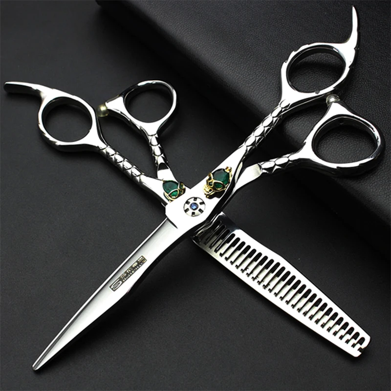 

professional bearing hairdressing scissors 6 inch cutting scissors hairdresser special hairdressing scissors thinning shear set