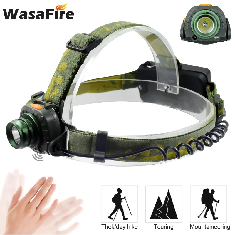 светодиодная налобная фара фонарь налобный светодиодный аккумуляторный 3 режима