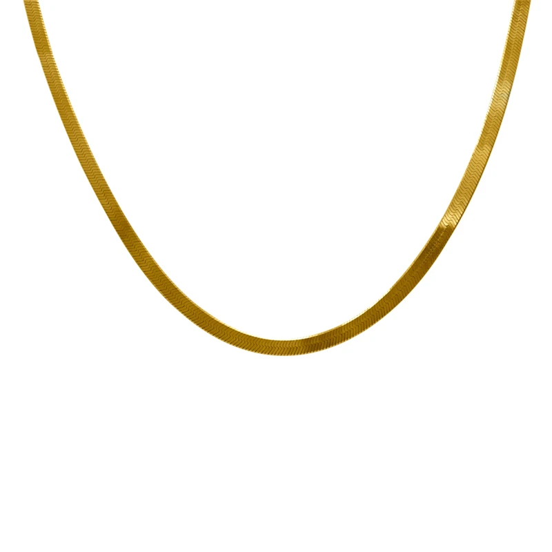 

KristenCo Fashion Trend Stainless Steel Edition Exquisite Snake chain Necklace Personality Necklace Jewelry Holiday Gift