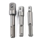 Преобразователь с шестигранным хвостовиком, ударный молоток, адаптер, инструменты для тяжелых работ и длительный срок службы инструмента, 3 шт., качественный материал