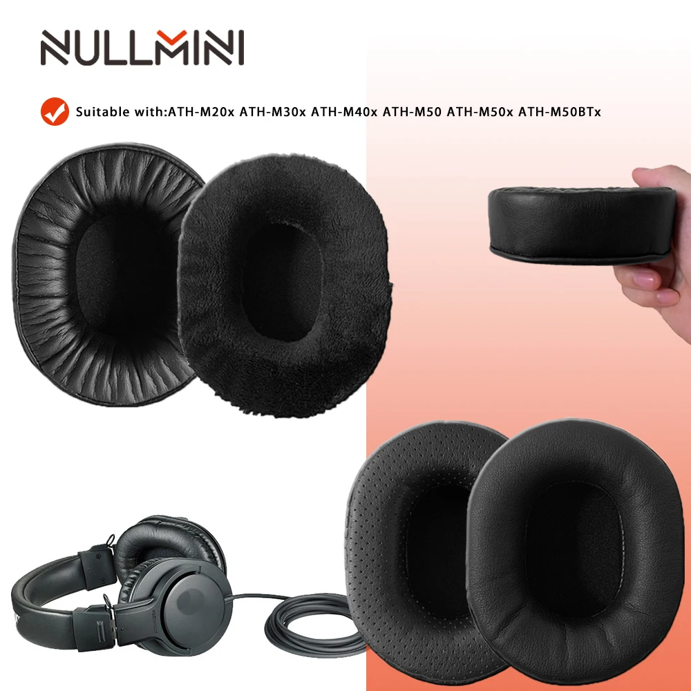 NullMini Запасные подушечки для наушников ATH M20x M30x M40x M50 M50x M50BTx наушники утепленные