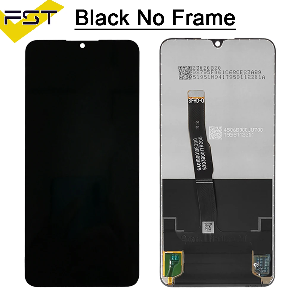 2312*1080 ЖК дисплей с рамкой для HUAWEI P30 Lite экран Nova 4e MAR LX1 LX2 L01A|Экраны мобильных
