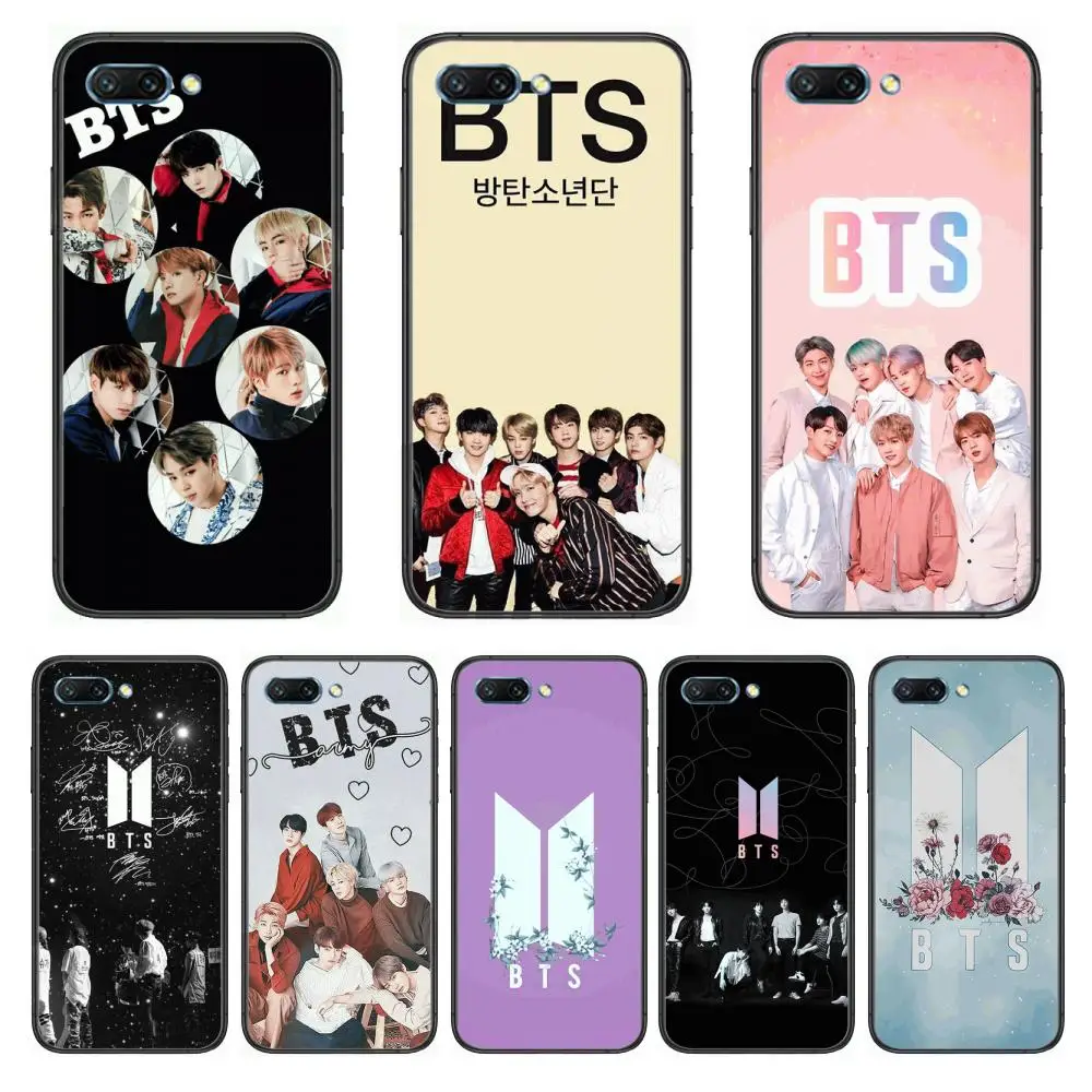 

Super hot B-BTS clear Phone Case For Huawei Honor 10 9 8 7 N Pro Lite A C RU Black Etui Coque Hoesjes comic fashion