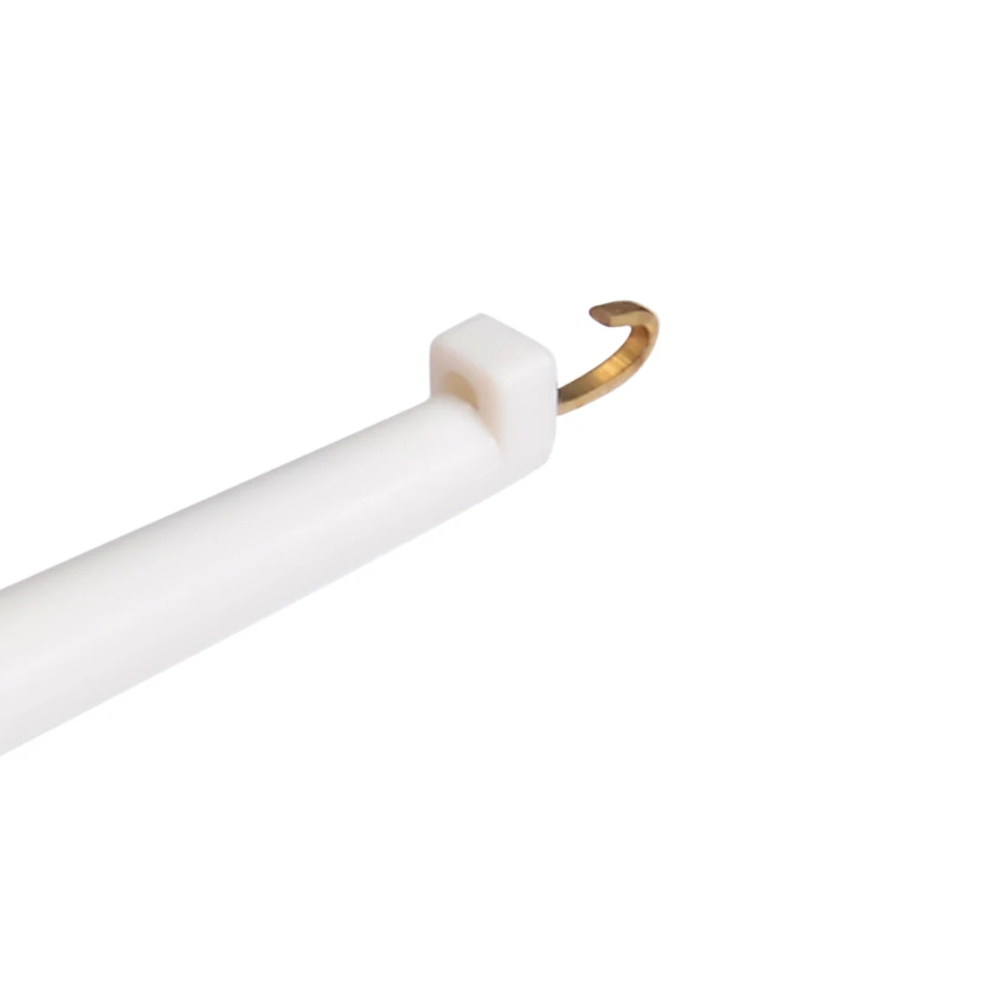 

uxcell 10 Pcs 42mm Length Test Hook Clip Solderable for Multimeters PCB Tester Grabber White