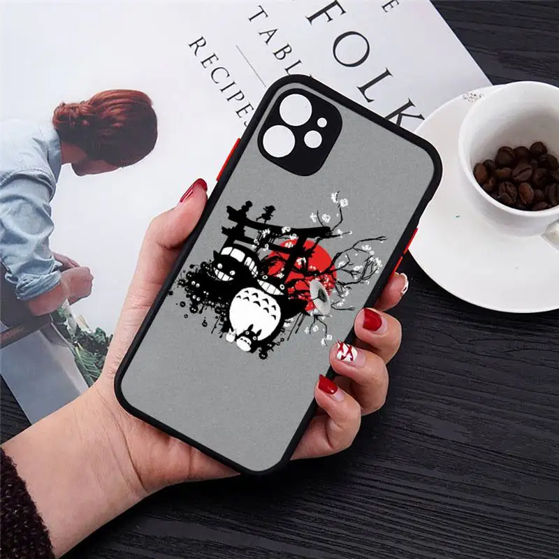

Spirited Away japanese anime manga Phone Case matte transparent For iphone 7 8 11 12 plus mini x xs xr pro max cover