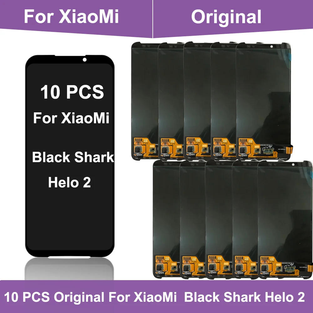 

ЖК-экран и сенсорный дигитайзер для Xiaomi Black Shark 2, SKW-H0 дюйма, 10 шт.