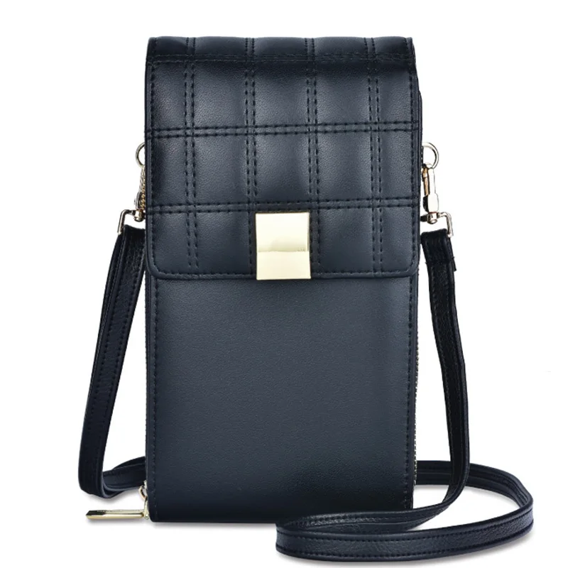 

Luxury Handbags Women Phone Bags Designer Small Shoulder Bag Fashion Plaid PU Leather Crossbody Bags for Women Messenger Bags