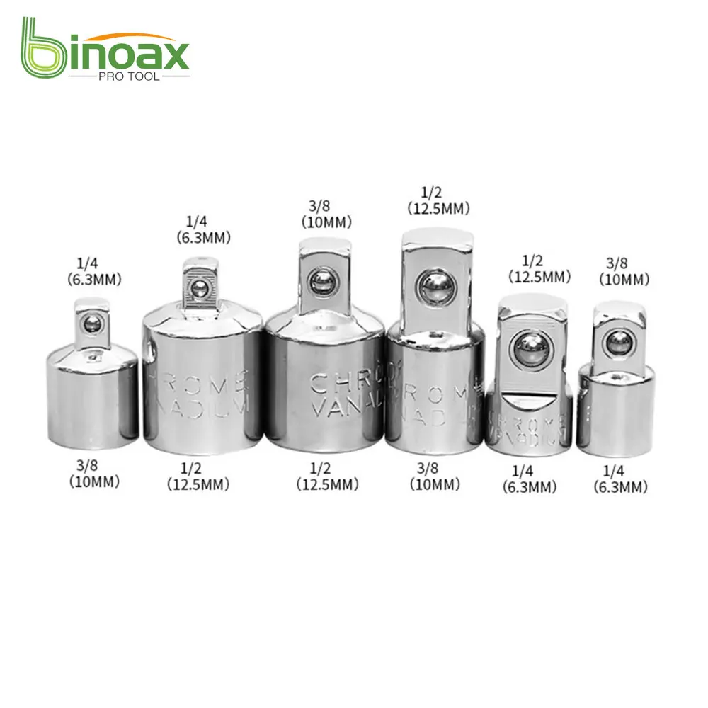 

Адаптер-преобразователь с храповым механизмом Binoax, 6 шт., редуктор из хромованадиевой стали