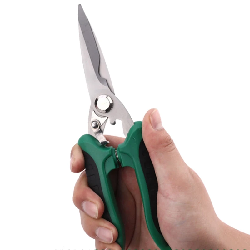

Multi-Purpose Electrician Scissors Stripping Wire Cut Tools Electrical Wire Cut 6XDD