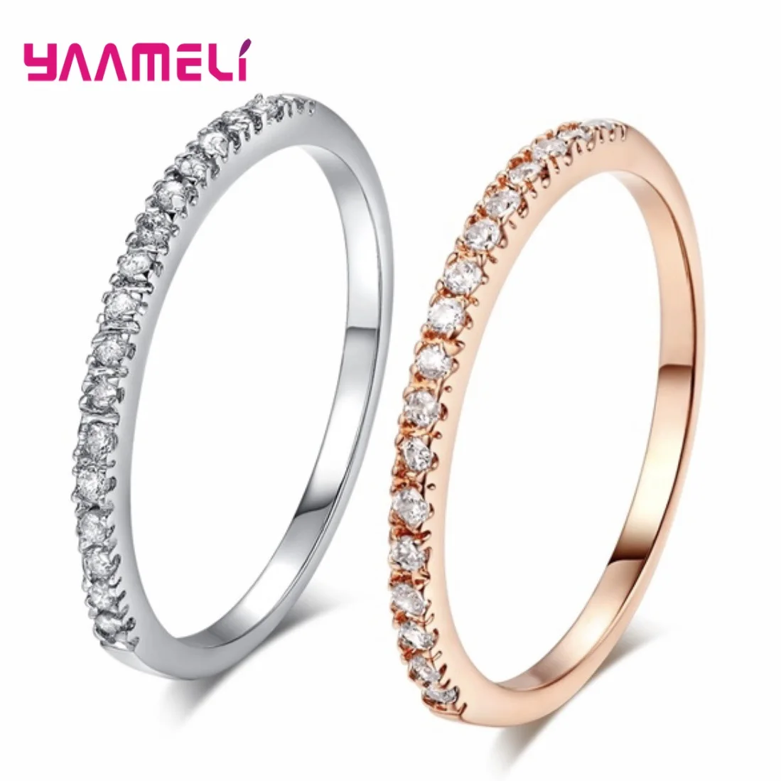 Роскошные женские белые свадебные кольца для невесты набор женщин модные 925