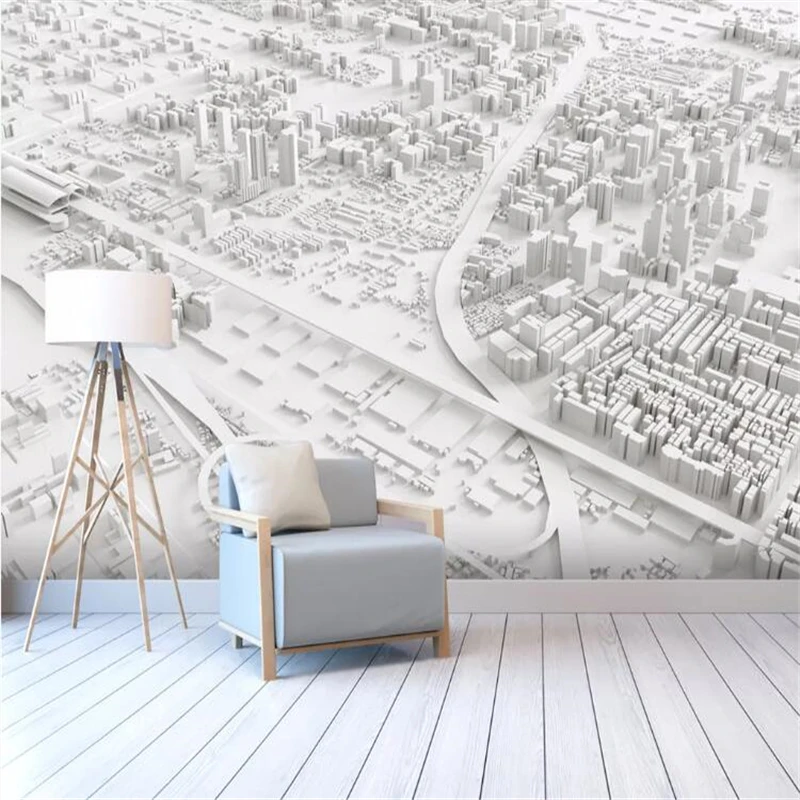 Фреска обои papel де parede Мур фон 3d carte Two Tone каллиграфия home decor папье панно |