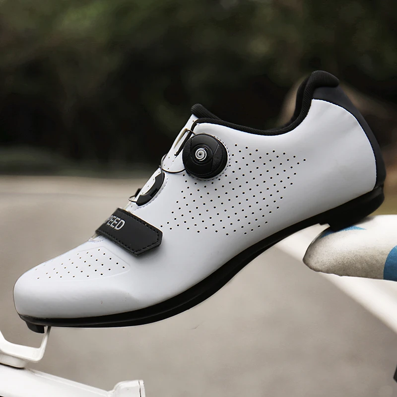 

Road Bike Shoes Cycling Sneakers With Cleat Men Pro Spinning Bicycle Trainers Female Cycle Footwear Ciclismo Masculino Summer