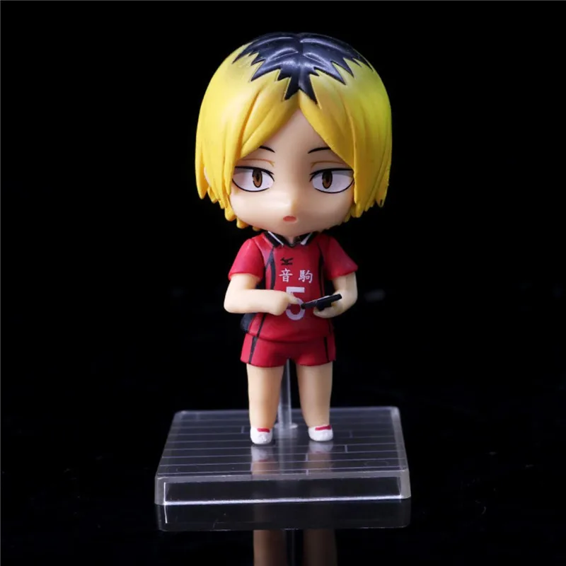 Аниме Фигурка Haikyuu полный комплект волейбол Подростковая большая голова Kenma Hinata