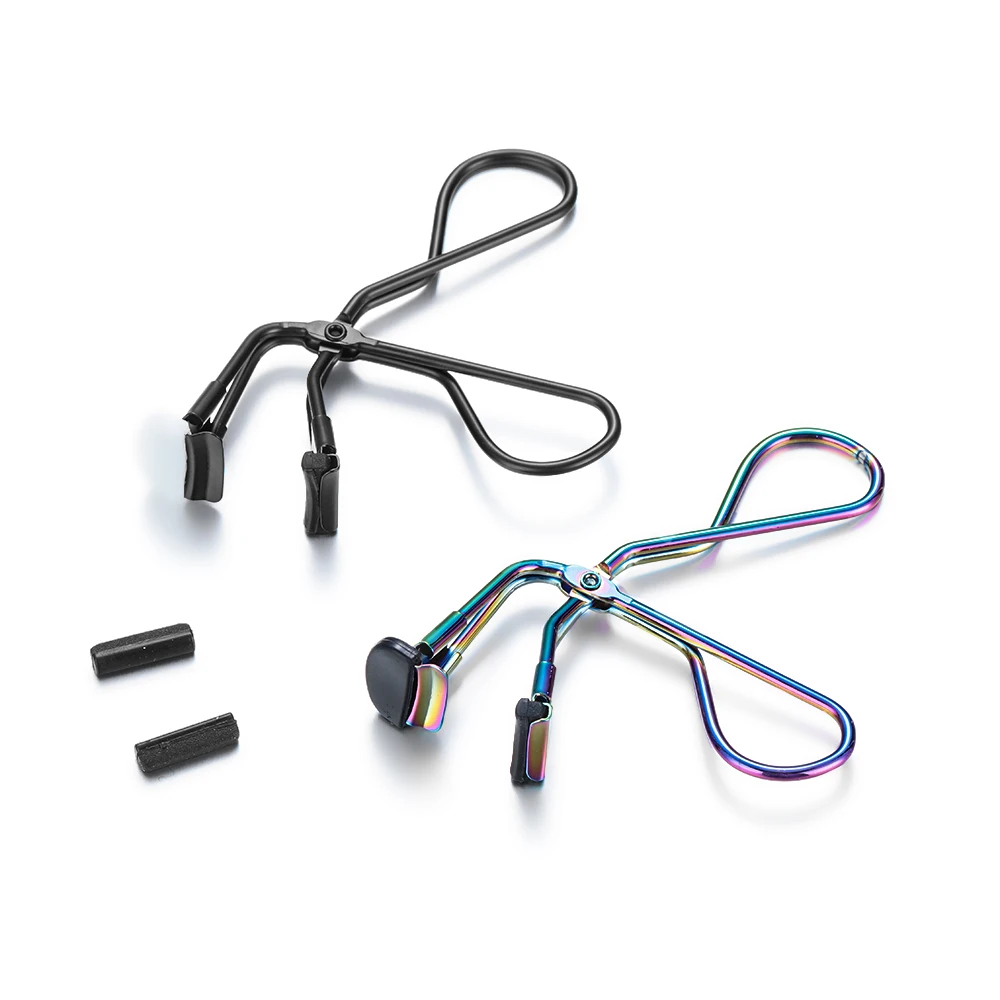 Регулируемые Портативные щипцы для завивки ресниц из нержавеющей стали