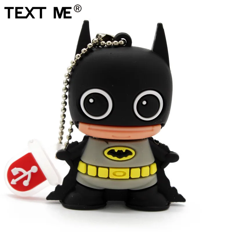 TEXT ME 64 Гб крутой стиль Бэтмен Супермен Capta стиль 4 ГБ 8 ГБ 16 ГБ 32 ГБ usb флеш-накопитель usb 2,0 флешка