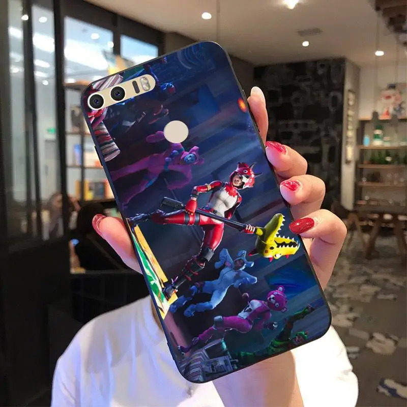 

LJHYDFCNB Hot Game Battle Royale Fire Phone Case For Huawei P20 30 40 Pro Mate 20 30 40 Pro Nova 7se Honor 9X 10