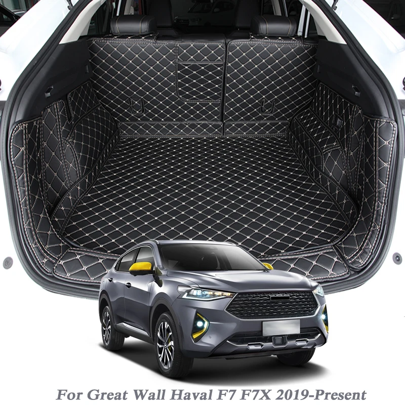 

Car Styling PU Leather Trunk Mat Rear Liner Cargo For Great Wall Haval F7 F7X 2019-Present Carpet Protector Pad Auto Accessory