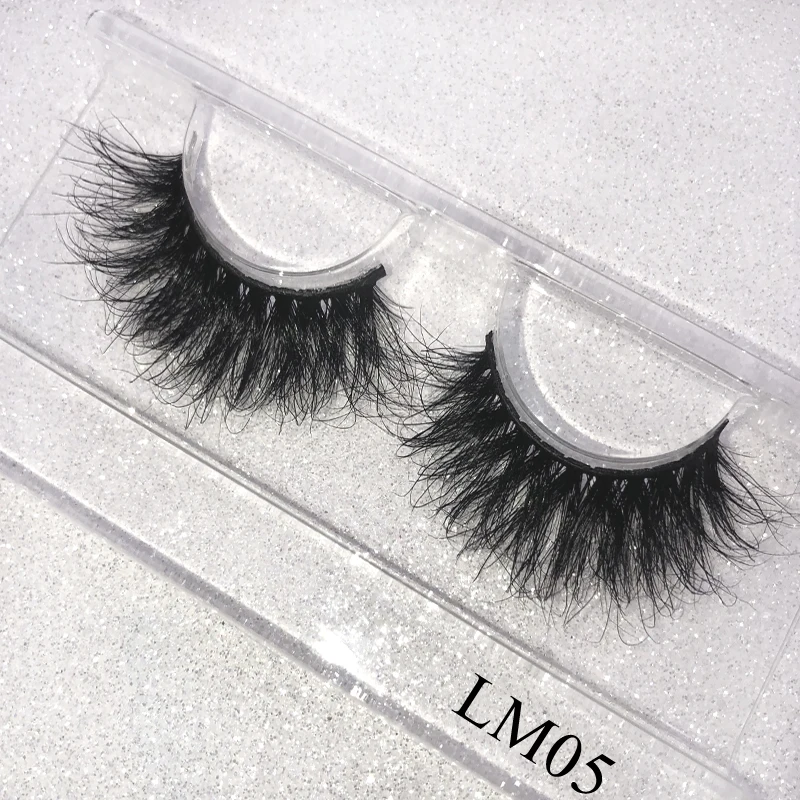 

Buzzme New Styles 28mm Extra Length Only With Tray 3D Mink Eyelashes Natural Soft Make Up False Eyelash