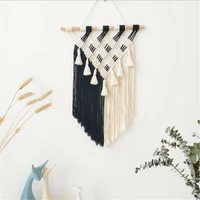 macrame hand woven cotton rope tapestry lace wall hanging macrame ornament for living room bedroom wall decoration