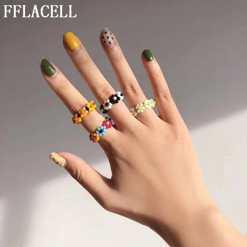 FFLACELL 2020 Новинка Япония ручная работа милый красочный бисер короткий чокер