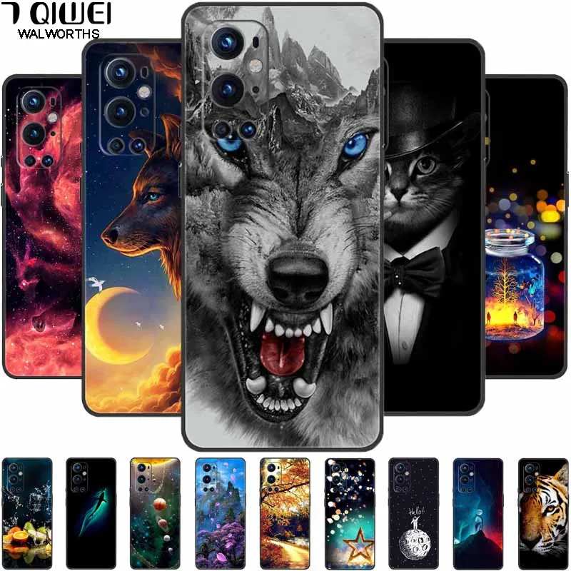 

For Oneplus 9 Pro Case Soft silicone Cover for Oneplus 9 9R 9RT Cases TPU Funda for One Plus 9 RT 1+9 9Pro Oneplus9 Capa