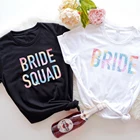 Футболка с принтом Tie Dye для отряда невесты и невесты, Женская футболка для девичвечерние, Ретро рубашка для платья невесты Баха, Модный женский топ в подарок на свадьбу