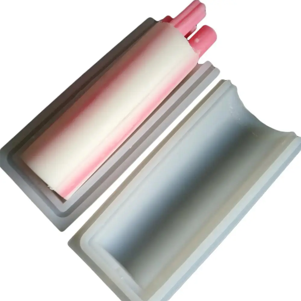 1000 мл закругленная ручная мыльная трубка модель силиконовая форма длинный