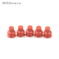 1002005001000pcs red cable cavity plug red connector solid waterproof blind rubber seal blind plug blind cavity for auto