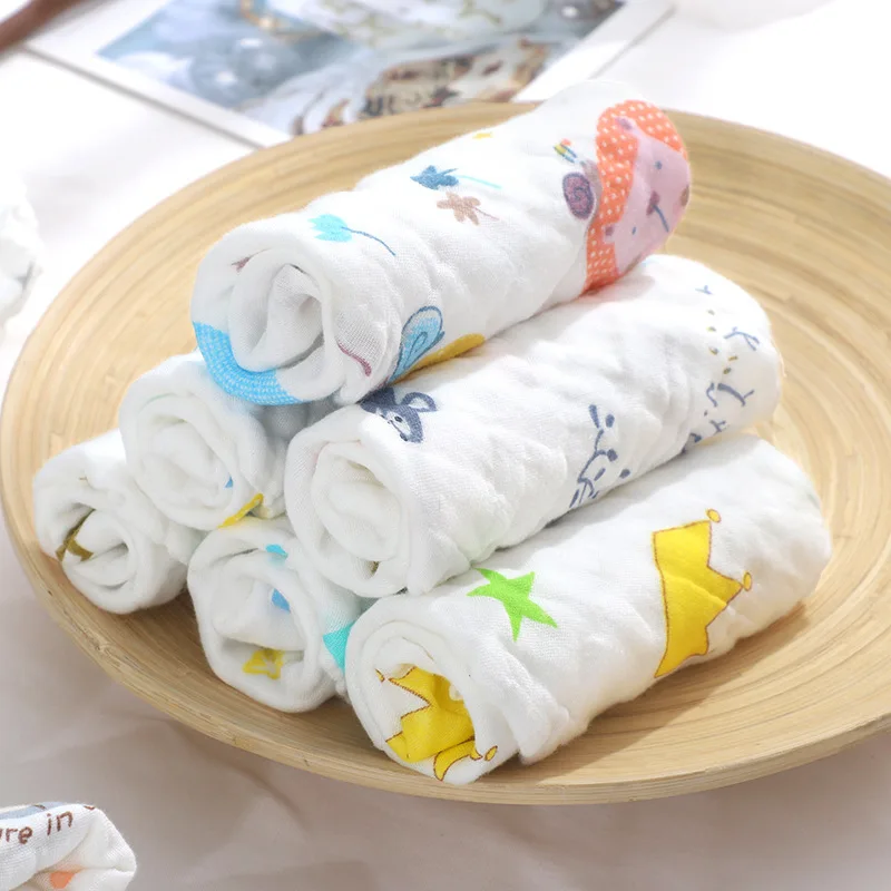 30x30cm 1pc Baby Towel Newborn Muslin Squares Towels and Wash Cloths Comfort Muselina Bebe Algodon | Мать и ребенок - Фото №1