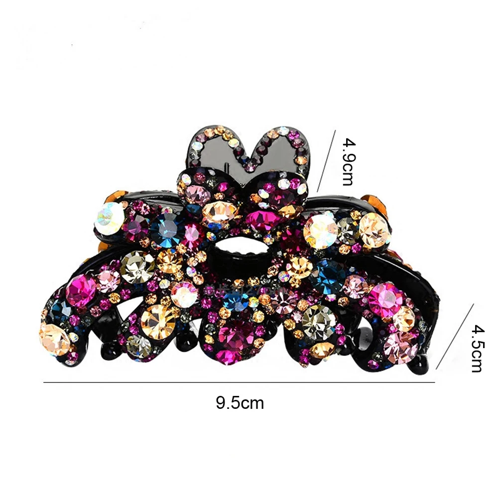 Новинка Женская Винтажная заколка для волос с бабочкой элегантная Заколка краб