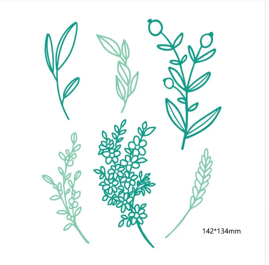 

Metal cutting dies leaves mold card Scrapbook paper craft knife mould blade punch stencils