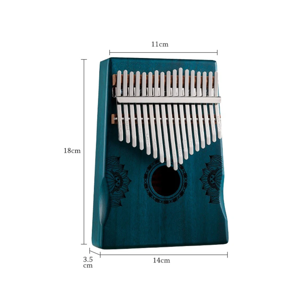 

17 Keys Kalimba Thumb Piano High Quality Wood Mbira Body Musical Instruments With Learning Book Kalimba Piano Friend Gift
