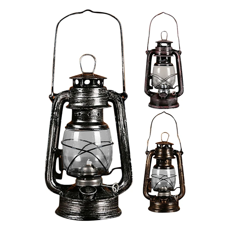 

Hot Retro Classic Lamp Wall Light with Wick Vintage Photography Props Home Decoration for Coffee Shop Miniatures Lamp