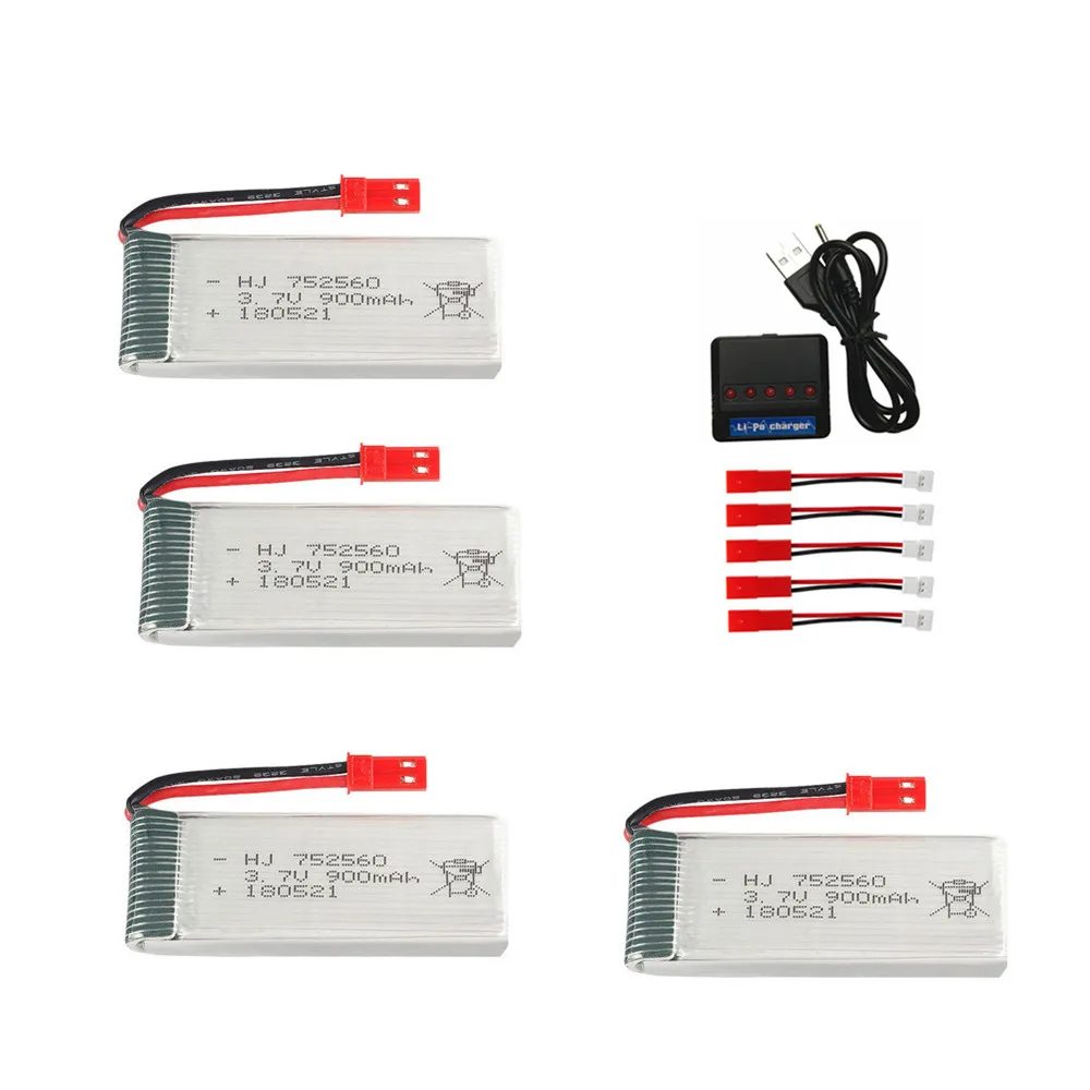 Зарядное устройство 3 7 в 900 мАч Lipo для X5 X5C X5SC X5SW 8807 Вт A6 A6W M68 Запчасти