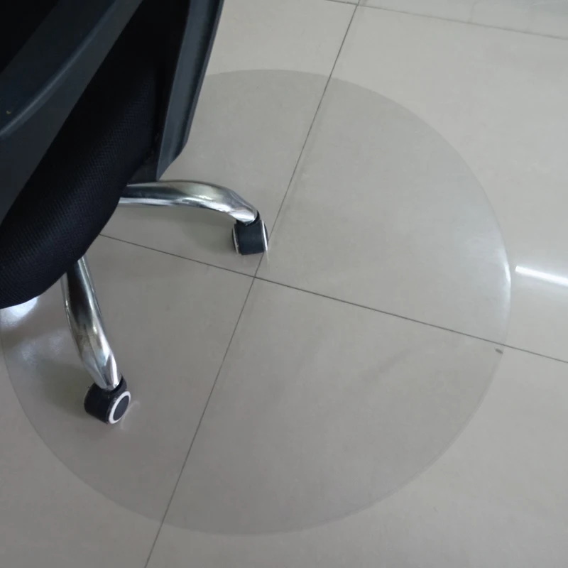 

Pvc Transparent Waterproof D' Water Round Mat Wood Floor Protection Mat Computer Chair Mats Protectors Plastic Soft Carpet Rug