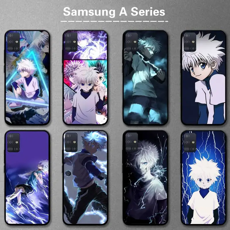 

HUNTER x HUNTER Killua Zoldyck Phone Case For Samsung A01 A10 A02 A20 A31 A40 A50 S A52 A51 A70 A71 A80 A91 Cover Fundas Coque