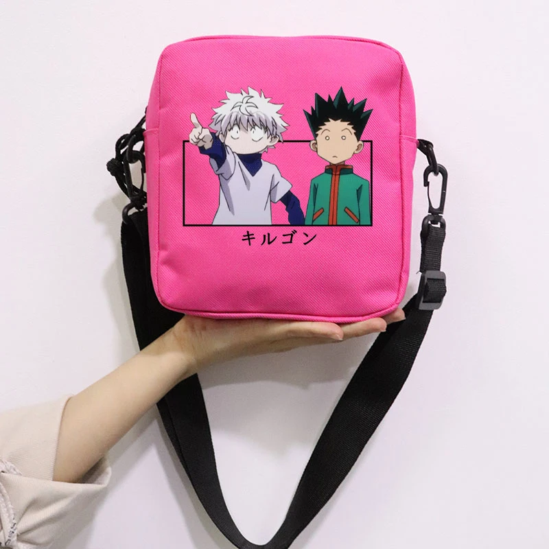 Сумка-мессенджер с аниме Hunter X hunter Gon Freecss Killua миниатюрные холщовые сумки на плечо