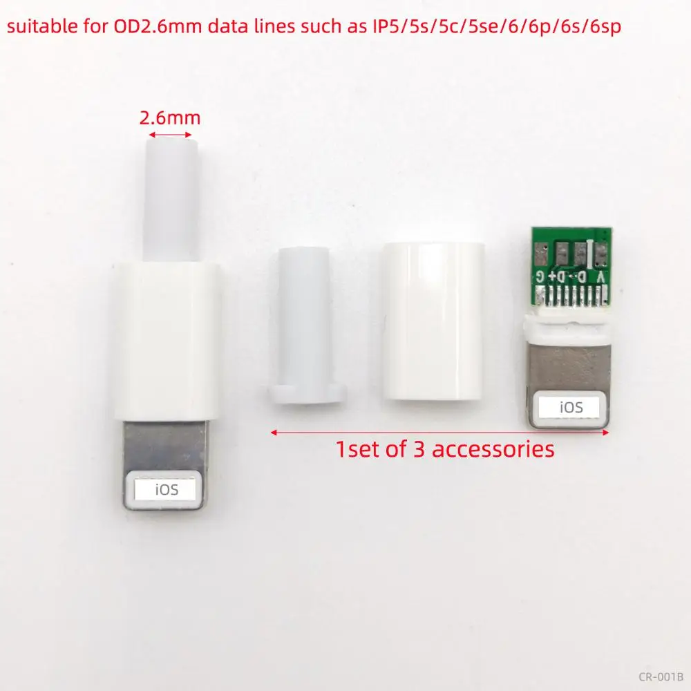 Док-станция Lightning 2 А 4 контакта USB-разъем 8 p с чип-платой штекерным разъемом кабель