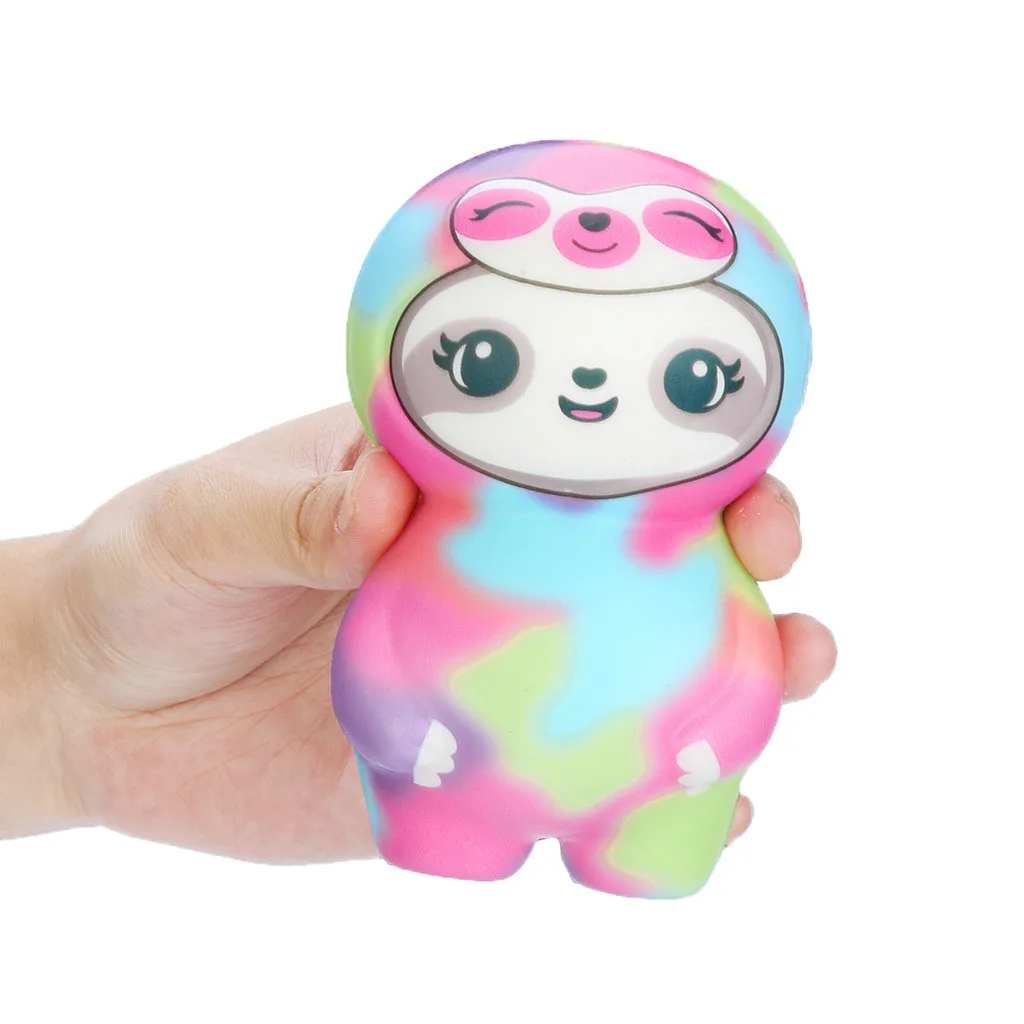 

Adorable Squishies Soft Sloth Slow Rising Fruit Scented Stress Relief Toys Gifts Desktop Toy Decompression Artifact Kinetic