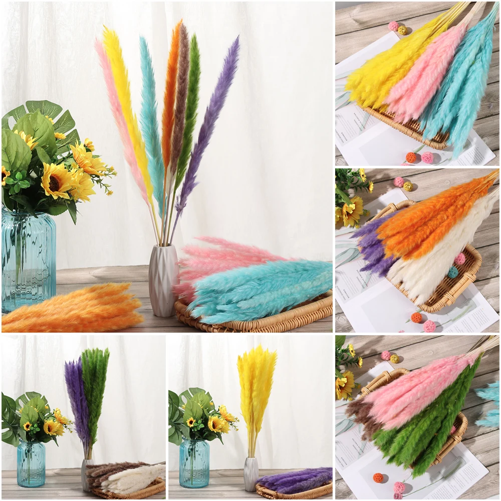 25 шт/Букет Красочный настоящий пшеничный цветок уха Натуральные сушеные цветы