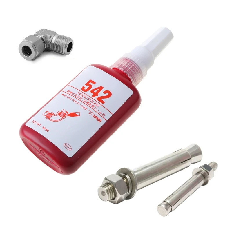 

High Strength 542 Thread Sealant Metal Pipe Thread-locking Solid Seal Glue C5AE