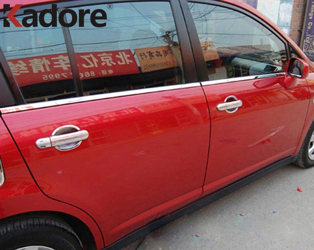 Хромированная Крышка для дверной ручки Hyundai Solaris Verna 2010 2011 2012 ABS вставка отделки