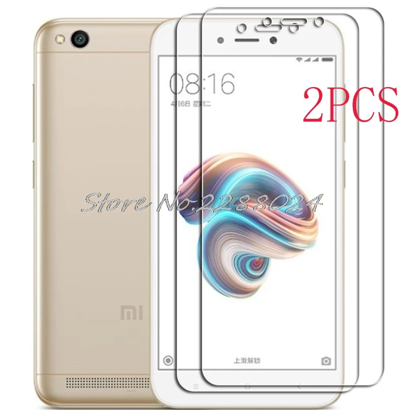 

2PCS FOR Xiaomi Redmi 5A High HD Tempered Glass Protective On Redmi5A MCG3B, MCI3B Screen Protector Film Cover
