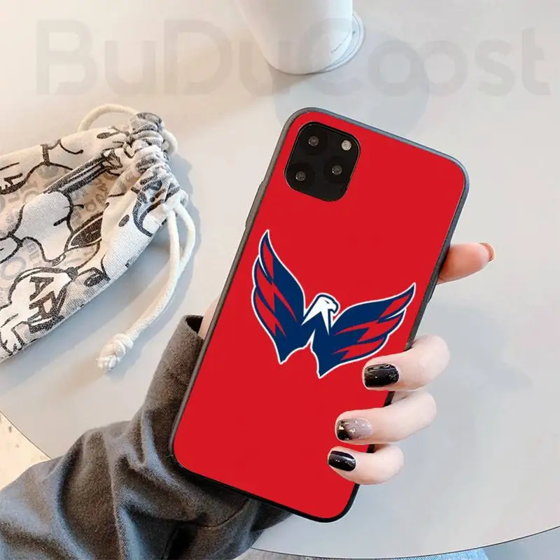 

Riccu Washington hockey team badge DIY Phone Case for iPhone 11 pro XS MAX 8 7 6 6S Plus X 5S SE XR case