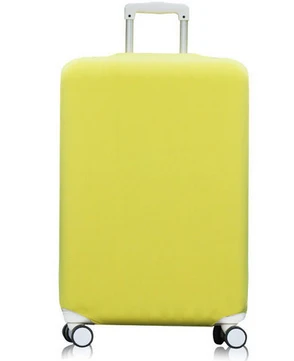 Yellow-M Чехлы для чемодана чехол на чемодан защитный для путешествий эластичная крышка багажника протектора применить к 18-32 дюйма чемодан - Цвет: Yellow-M